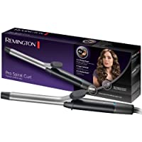 Los mejores  - Remington Pro Spiral Curl CI5519 Rizador de pelo- Pinza de 19 mm- Cerámica y Titanio- Punta Fría- Digital- Negro
